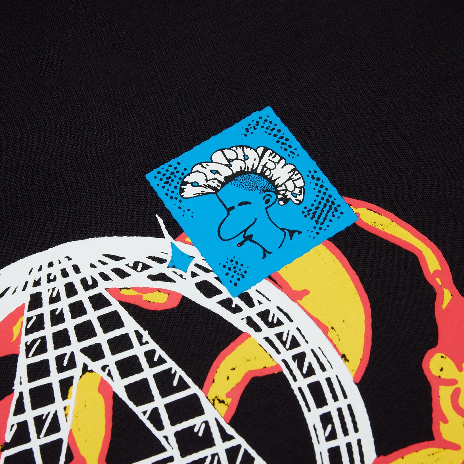 ��PAS DE MER/�ѥɥ����NIGHTCLUBBING TEE T����� / OLD BLACK