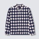 PLEASURES/ץ쥸㡼DIAMOND BUTTON DOWN Ĺµ / NAVY