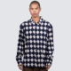 PLEASURES/ץ쥸㡼DIAMOND BUTTON DOWN Ĺµ / NAVY
