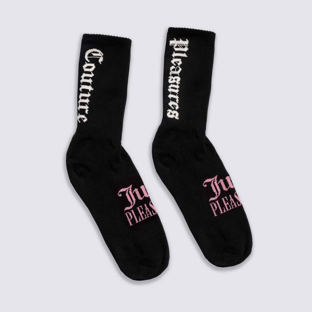 ��PLEASURES/�ץ쥸�㡼����JUICY COUTURE��JUICY PLEASURES SOCKS ���å��� / BLACK
