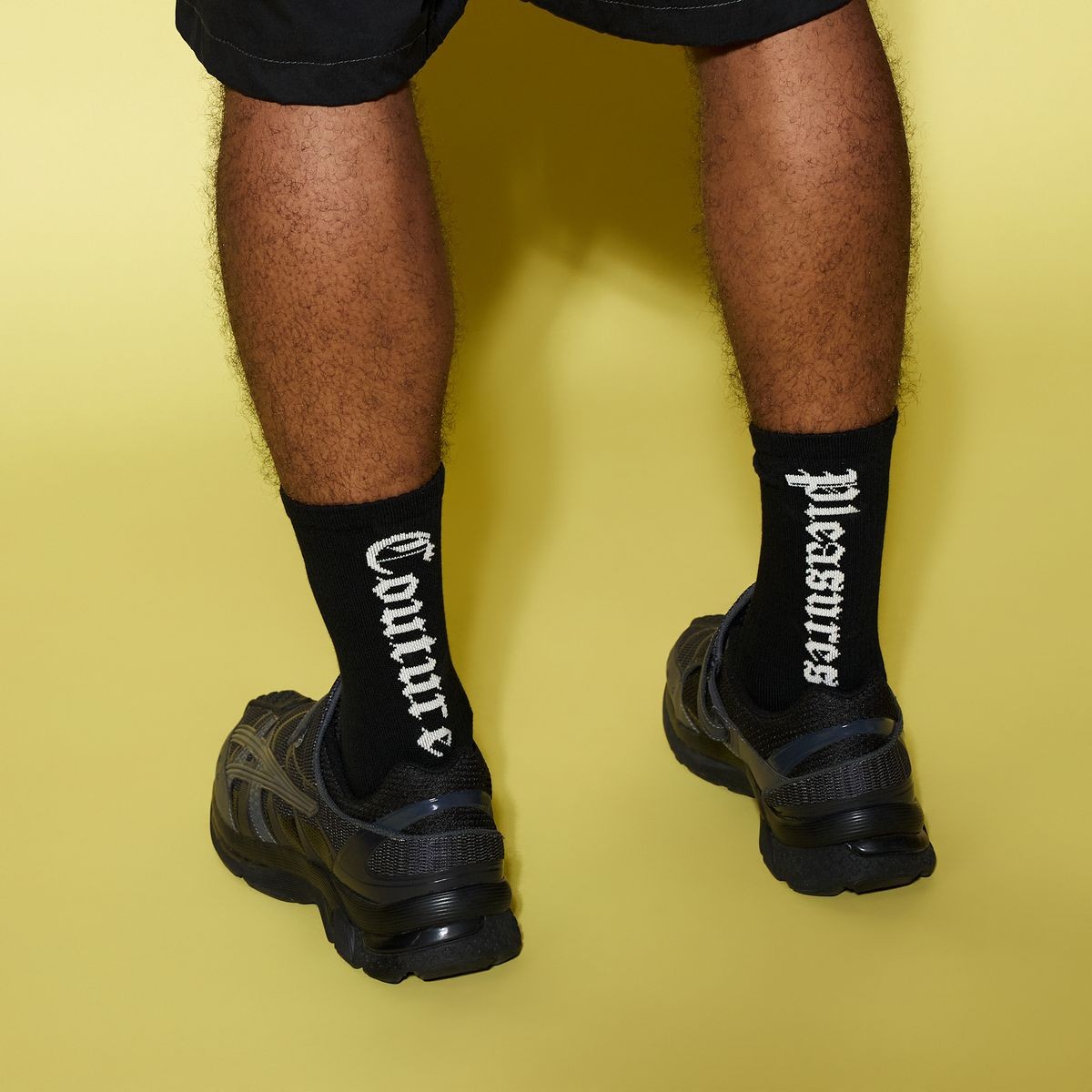 ��PLEASURES/�ץ쥸�㡼����JUICY COUTURE��JUICY PLEASURES SOCKS ���å��� / BLACK