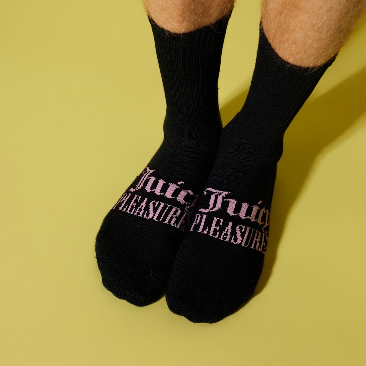 ��PLEASURES/�ץ쥸�㡼����JUICY COUTURE��JUICY PLEASURES SOCKS ���å��� / BLACK