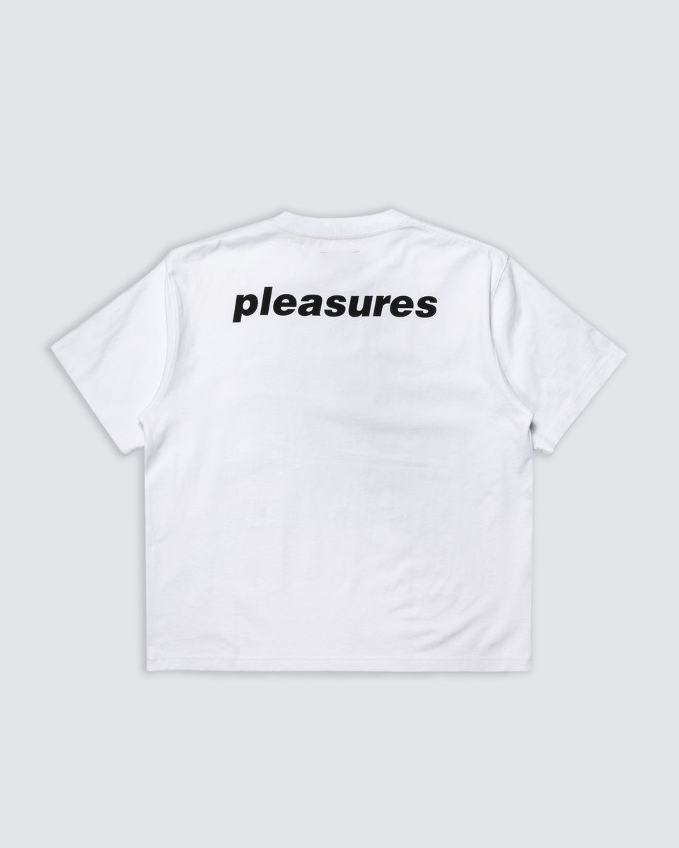 ��PLEASURES/�ץ쥸�㡼����JOKE HEAVYWEIGHT SHIRT T����� / WHITE