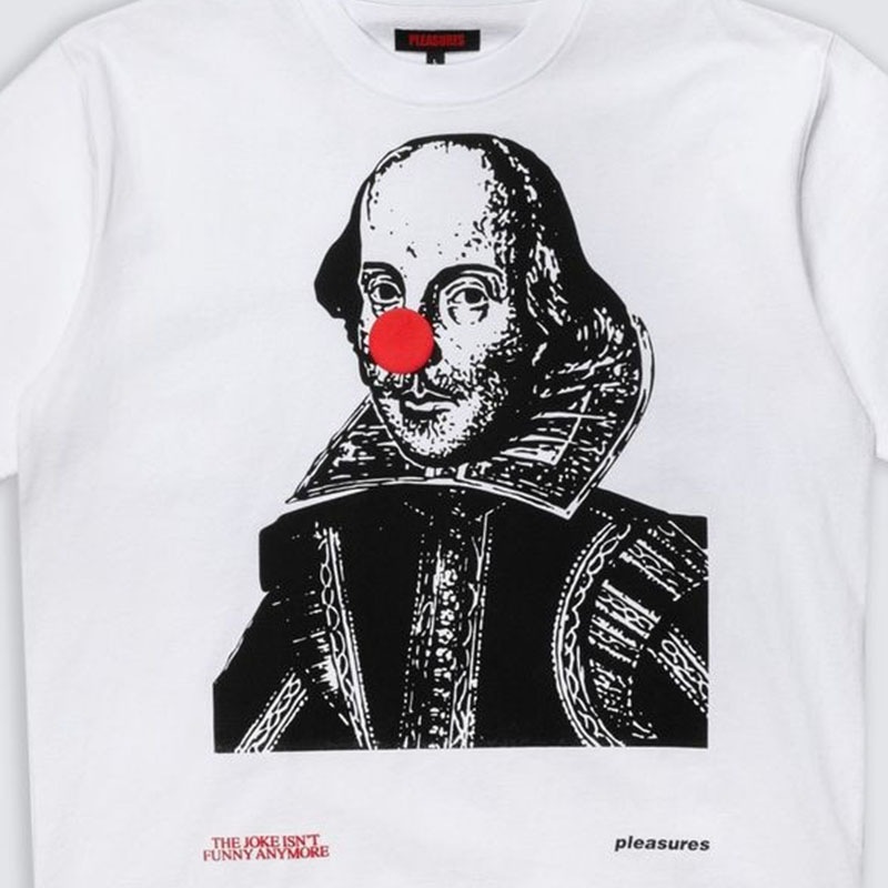 ��PLEASURES/�ץ쥸�㡼����JOKE HEAVYWEIGHT SHIRT T����� / WHITE