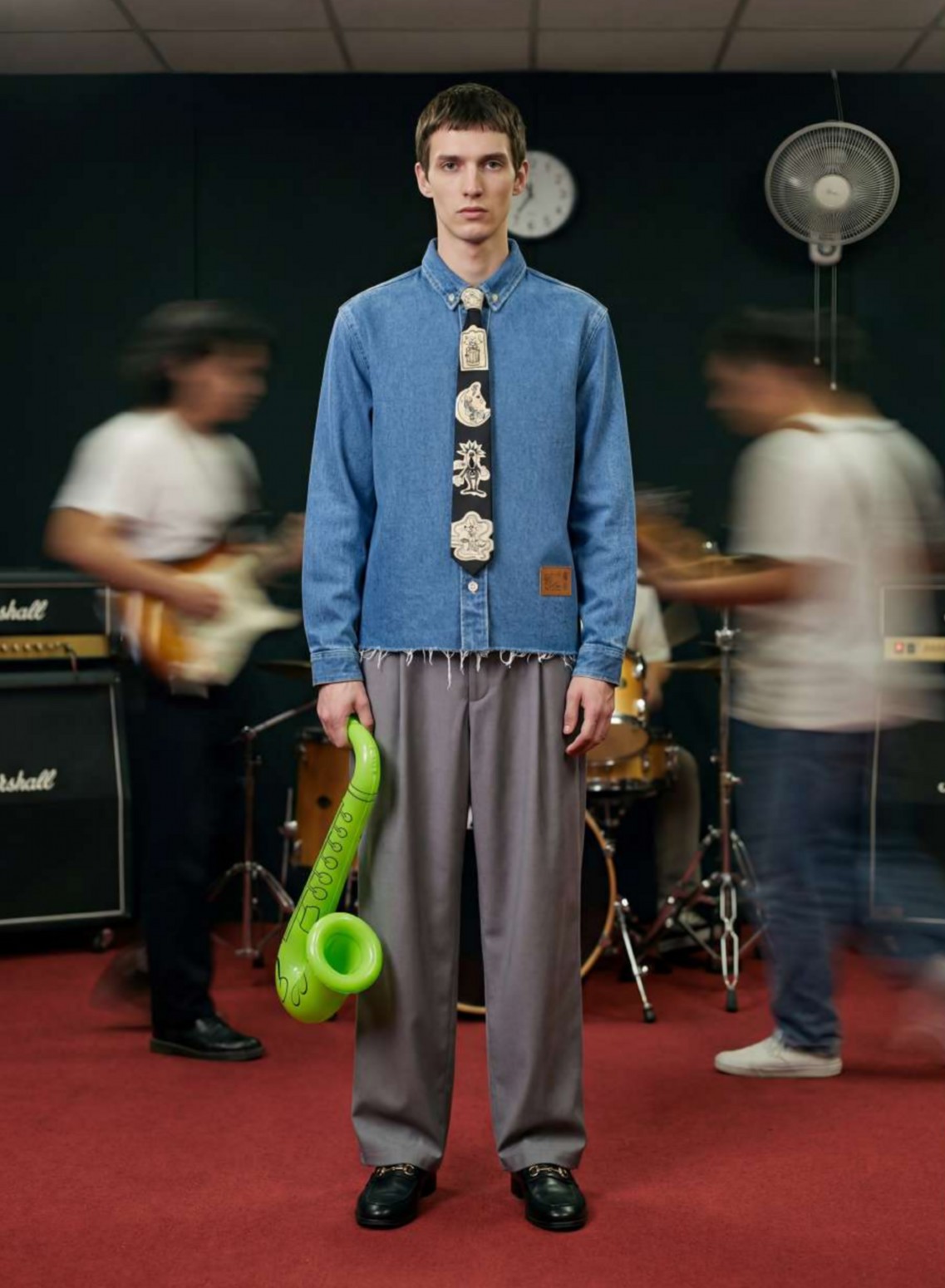 ��PAS DE MER/�ѥɥ����PUNK TIE �ͥ����� / MULTICOLOR