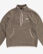 RAISED BY WOLVES/쥤ɥХ֥SHERPA FLEECE HALF-ZIP ϡեå / OATMEAL 졼