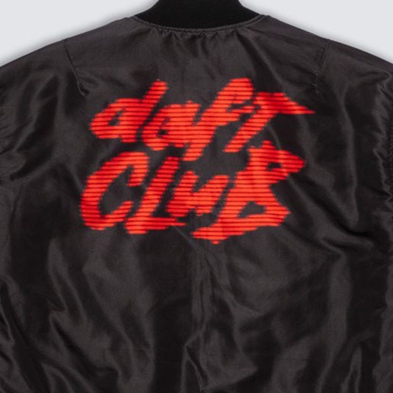 ��PLEASURES/�ץ쥸�㡼����DAFT PUNK/���եȡ��ѥ󥯡�DAFT CLUB REVERSIBLE BOMBER �ܥ�С����㥱�å� / BLACK