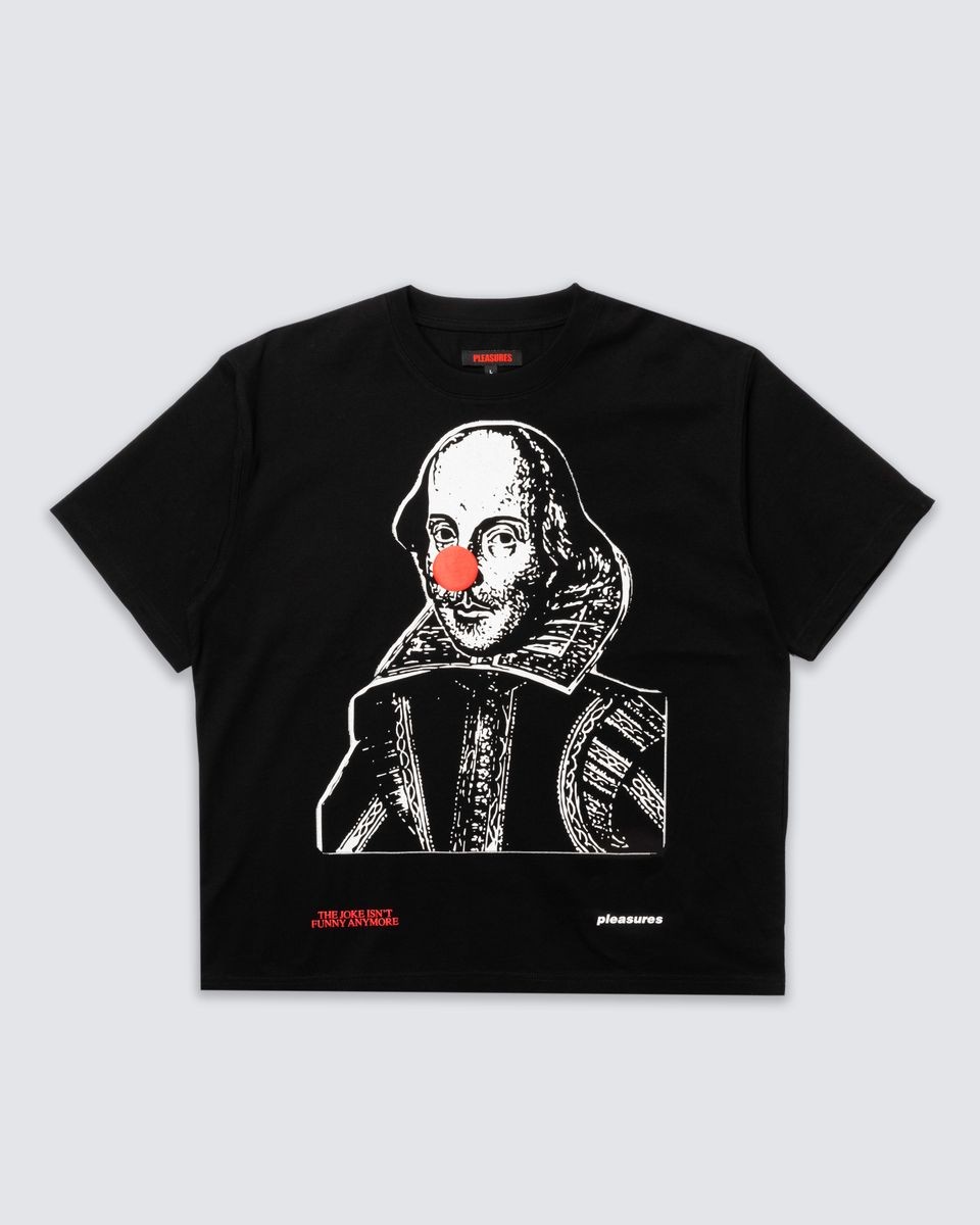 ��PLEASURES/�ץ쥸�㡼����JOKE HEAVYWEIGHT SHIRT T����� / BLACK