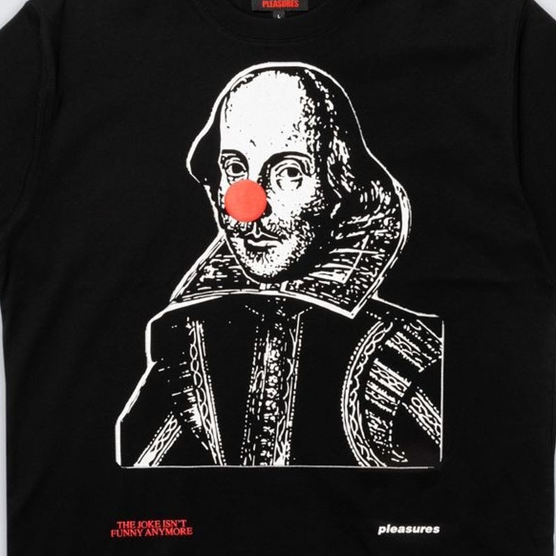 ��PLEASURES/�ץ쥸�㡼����JOKE HEAVYWEIGHT SHIRT T����� / BLACK