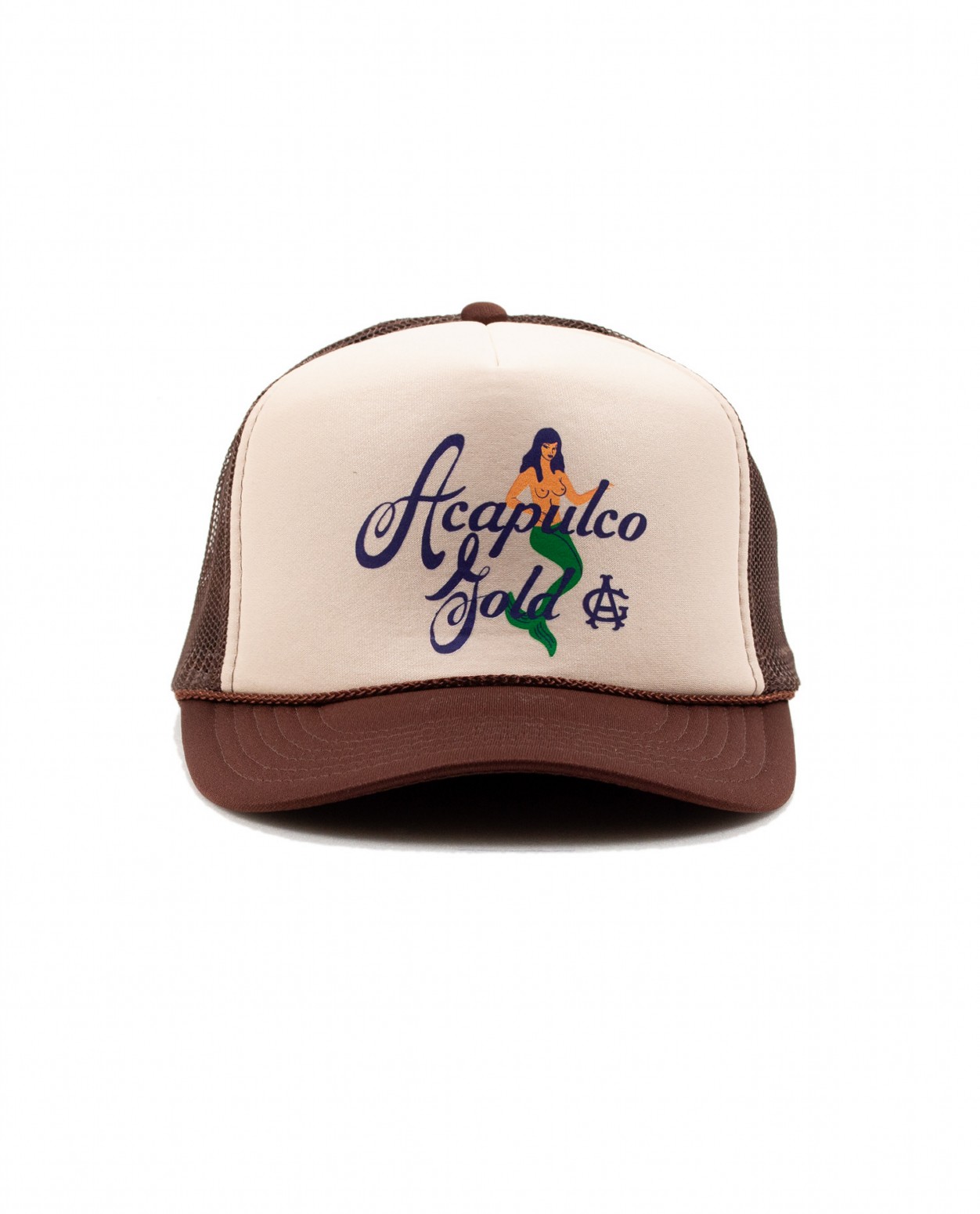 ��ACAPULCO GOLD/�����ץ륳 ������ɡ�MERMAID TRUCKER CAP / BROWN/BEIGE
