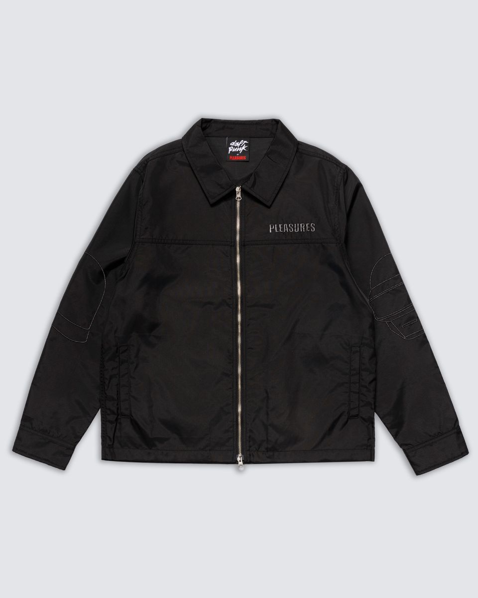 ��PLEASURES/�ץ쥸�㡼����DAFT PUNK/���եȡ��ѥ󥯡�HELMETS NYLON WORK JACKET ������㥱�å� / BLACK