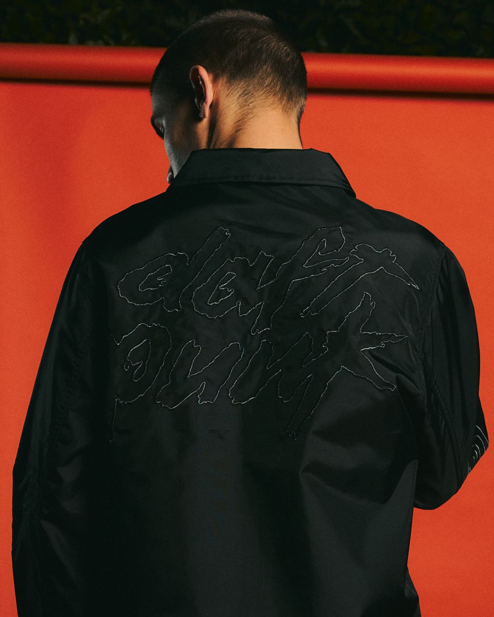 ��PLEASURES/�ץ쥸�㡼����DAFT PUNK/���եȡ��ѥ󥯡�HELMETS NYLON WORK JACKET ������㥱�å� / BLACK