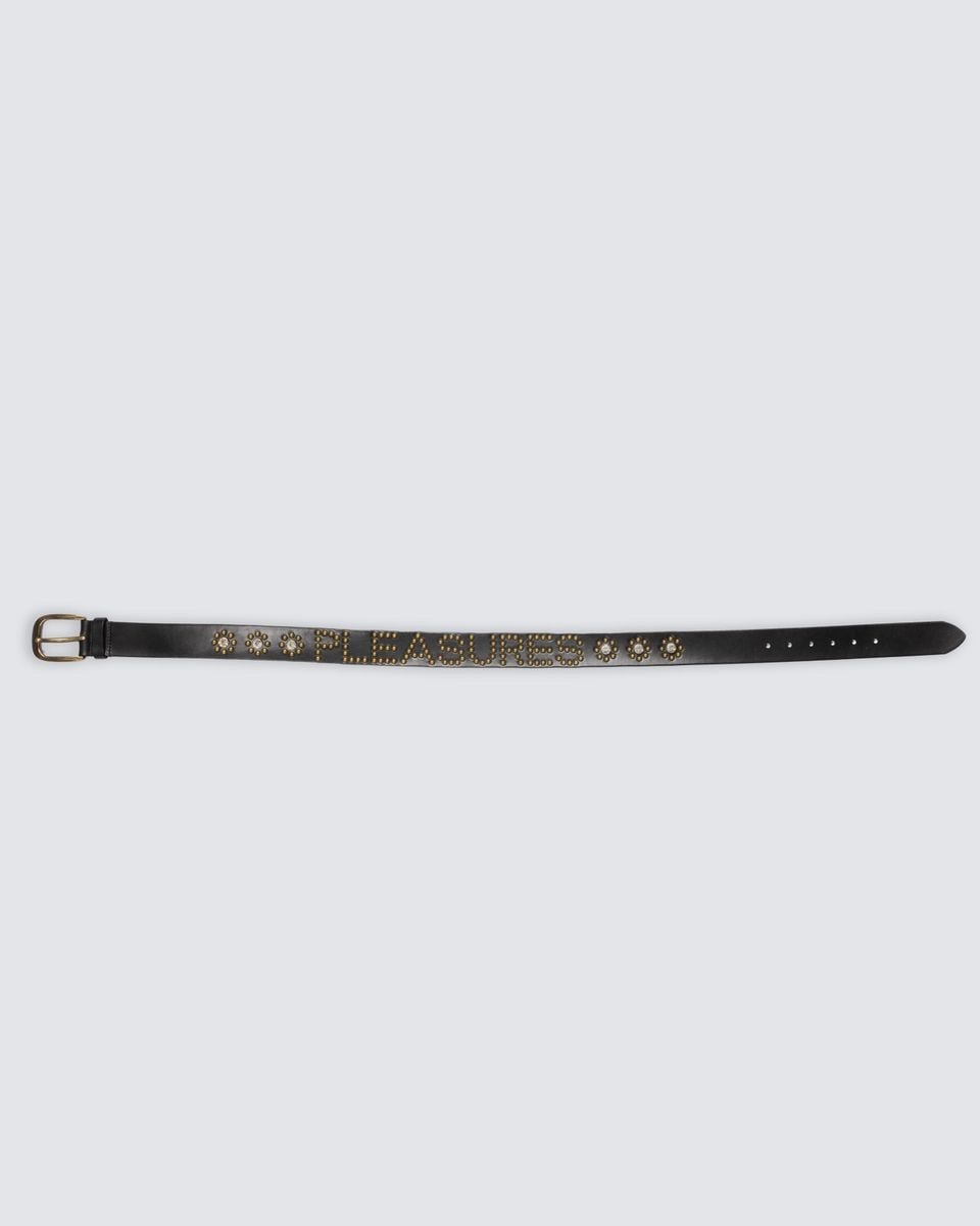 ��PLEASURES/�ץ쥸�㡼����STUDDED BELT �٥�� / BLACK