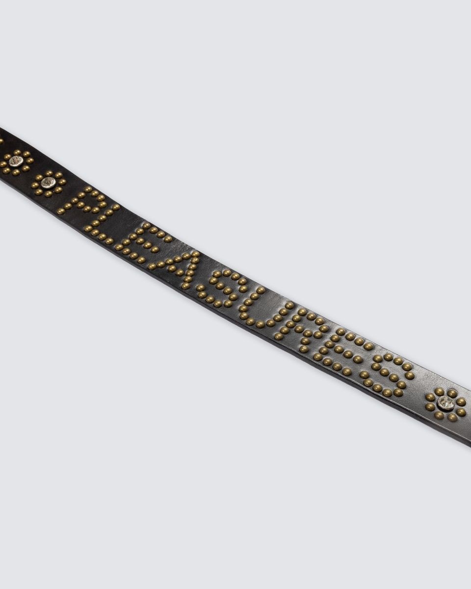 ��PLEASURES/�ץ쥸�㡼����STUDDED BELT �٥�� / BLACK