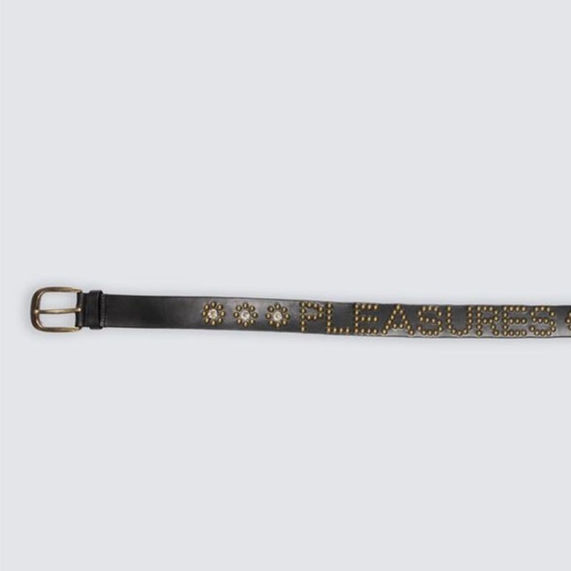 ��PLEASURES/�ץ쥸�㡼����STUDDED BELT �٥�� / BLACK