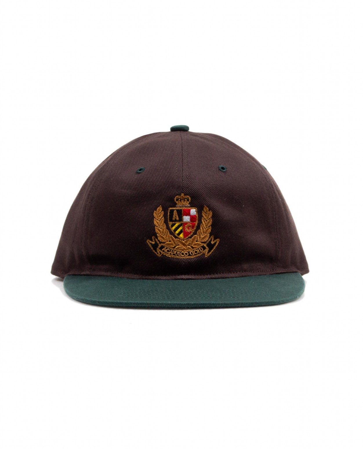 ��ACAPULCO GOLD/�����ץ륳 ������ɡ�CREST 6 PANEL CAP  / BROWN/FOREST