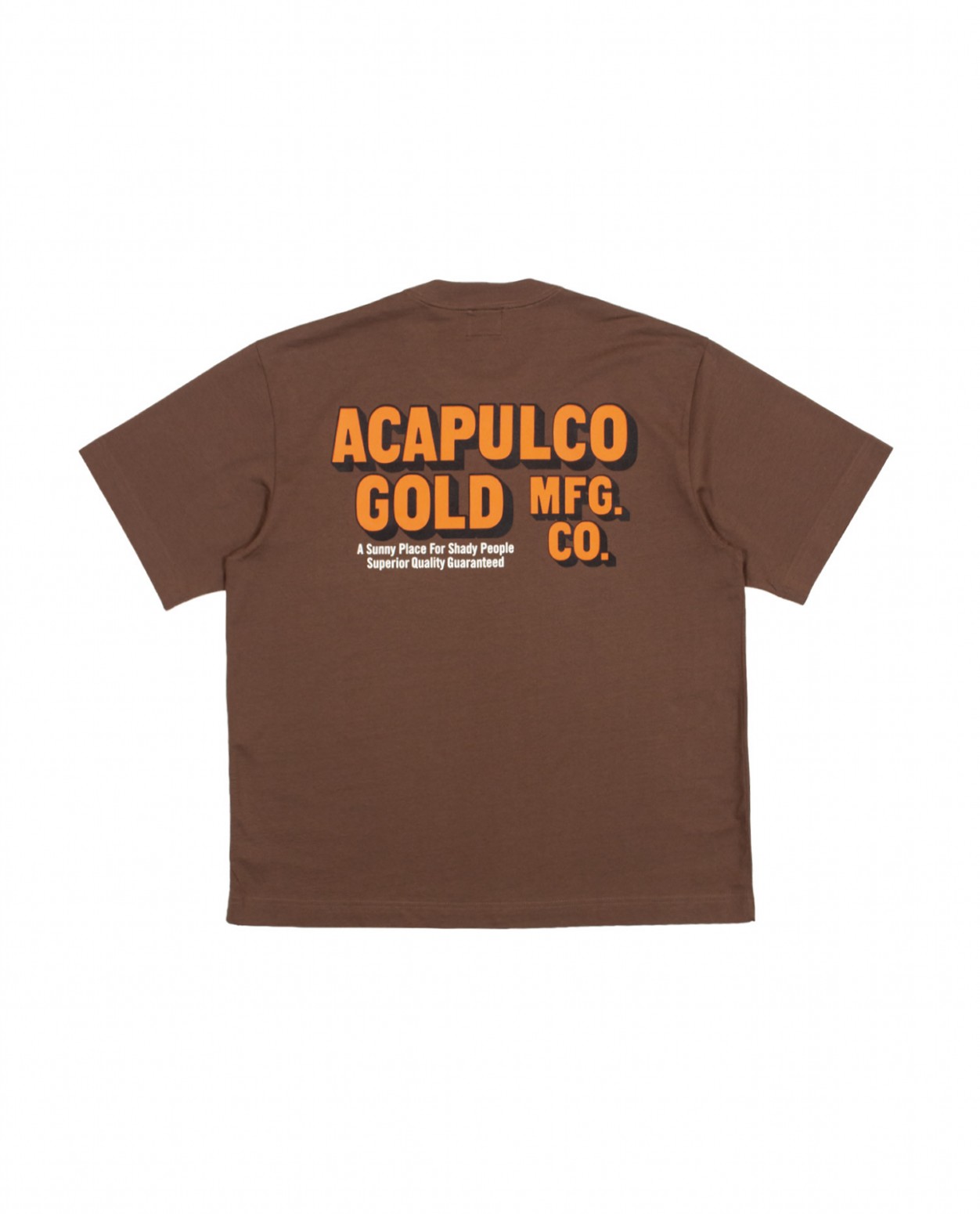 ��ACAPULCO GOLD/�����ץ륳 ������ɡ�OJ LOGO BOX FIT TEE T����� / WALNUT