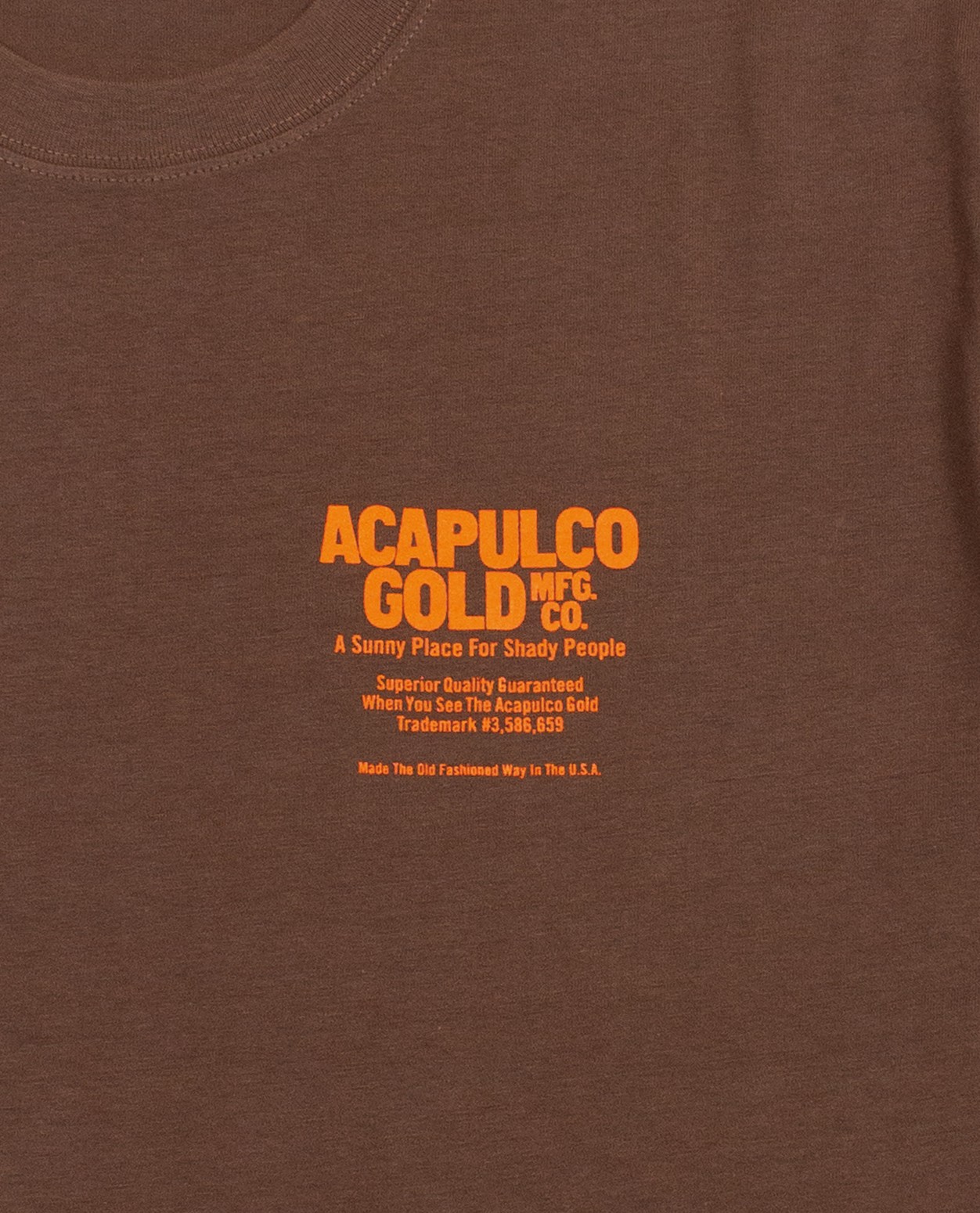 ��ACAPULCO GOLD/�����ץ륳 ������ɡ�OJ LOGO BOX FIT TEE T����� / WALNUT