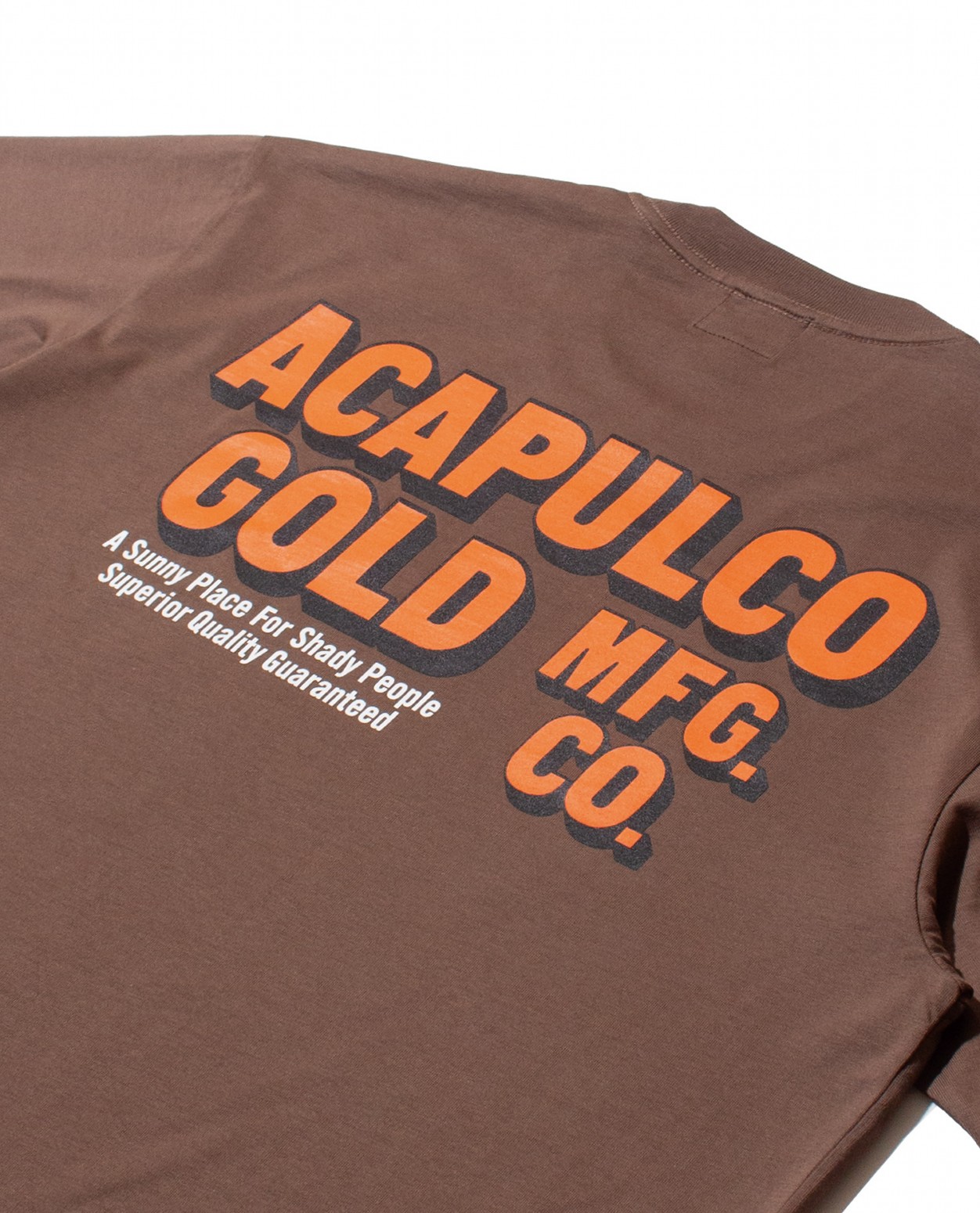 ��ACAPULCO GOLD/�����ץ륳 ������ɡ�OJ LOGO BOX FIT TEE T����� / WALNUT