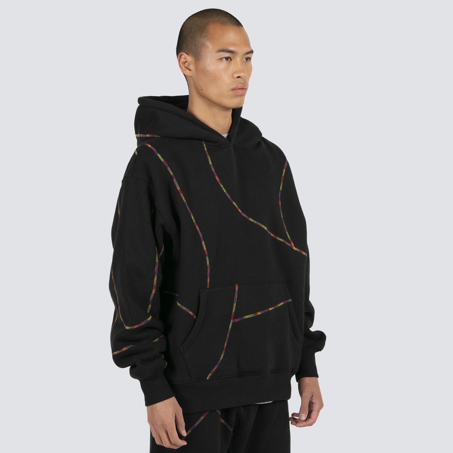 ��PLEASURES/�ץ쥸�㡼����VEIN HOODIE �ѡ����� / BLACK