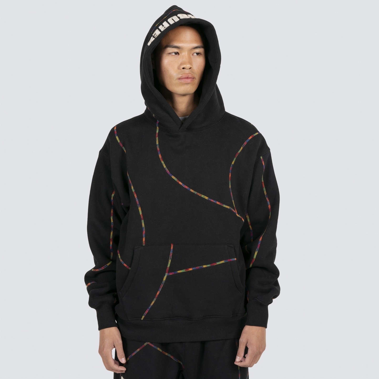 ��PLEASURES/�ץ쥸�㡼����VEIN HOODIE �ѡ����� / BLACK