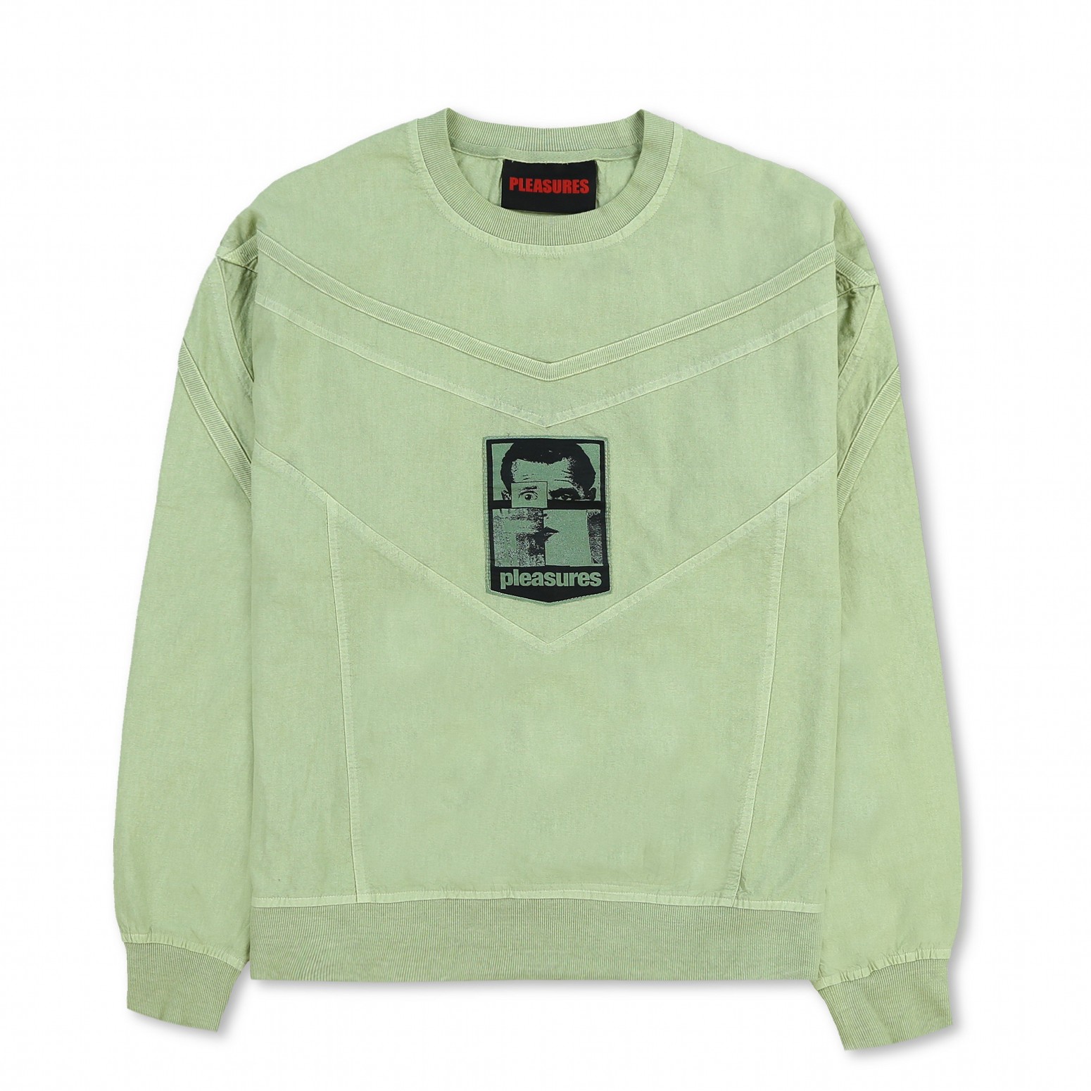 PLEASURES/ץ쥸㡼MENTOR CREWNECK 롼ͥåå / MATCHA