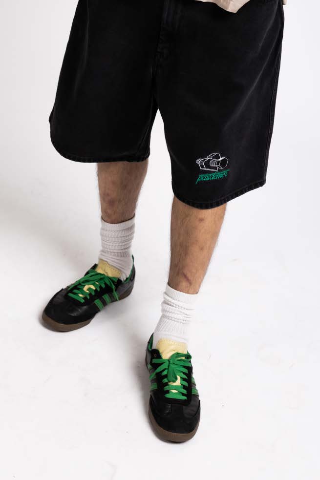 ��PAS DE MER/�ѥɥ����OFFICINA SCREW LOVE SHORTS ���硼�ȥѥ�� / BLACK