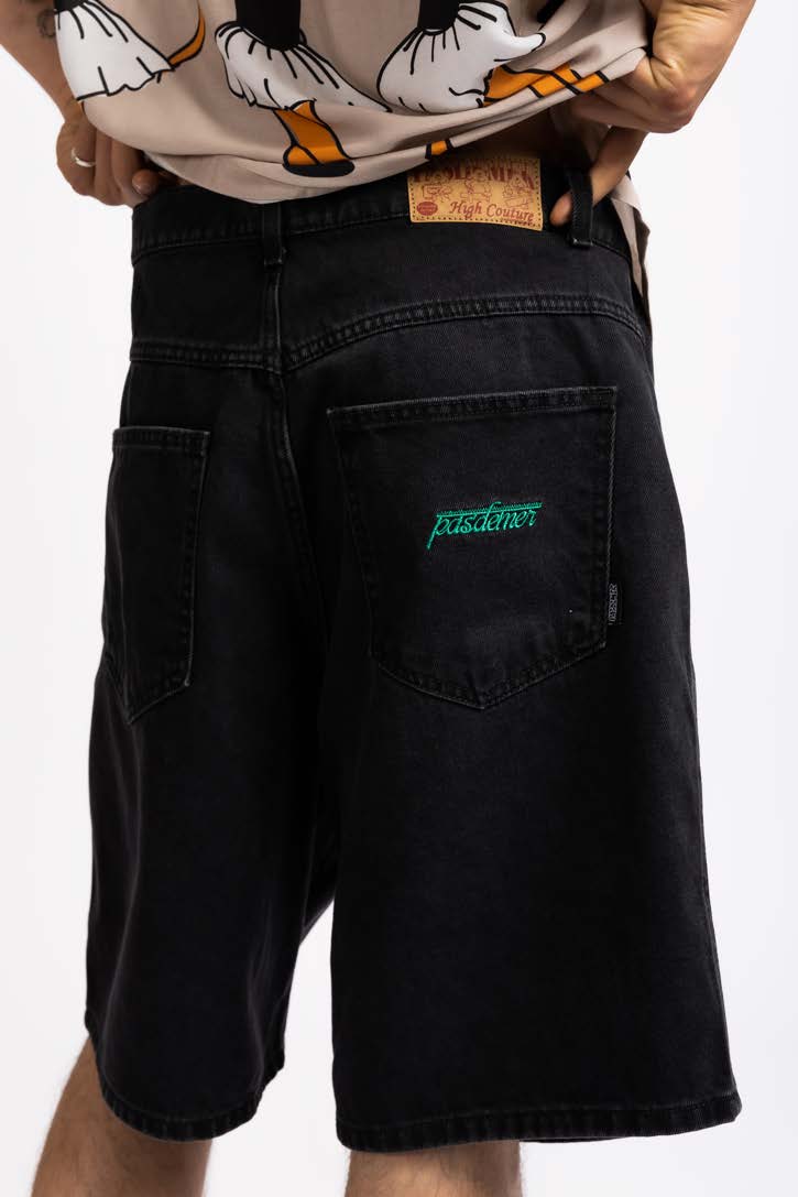 ��PAS DE MER/�ѥɥ����OFFICINA SCREW LOVE SHORTS ���硼�ȥѥ�� / BLACK