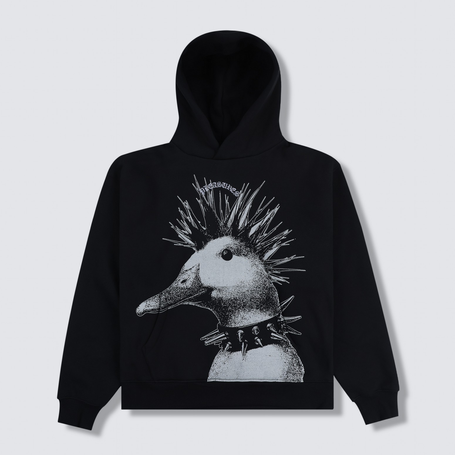 PLEASURES/ץ쥸㡼PUNK DUCK HOODIE ѡ / BLACK