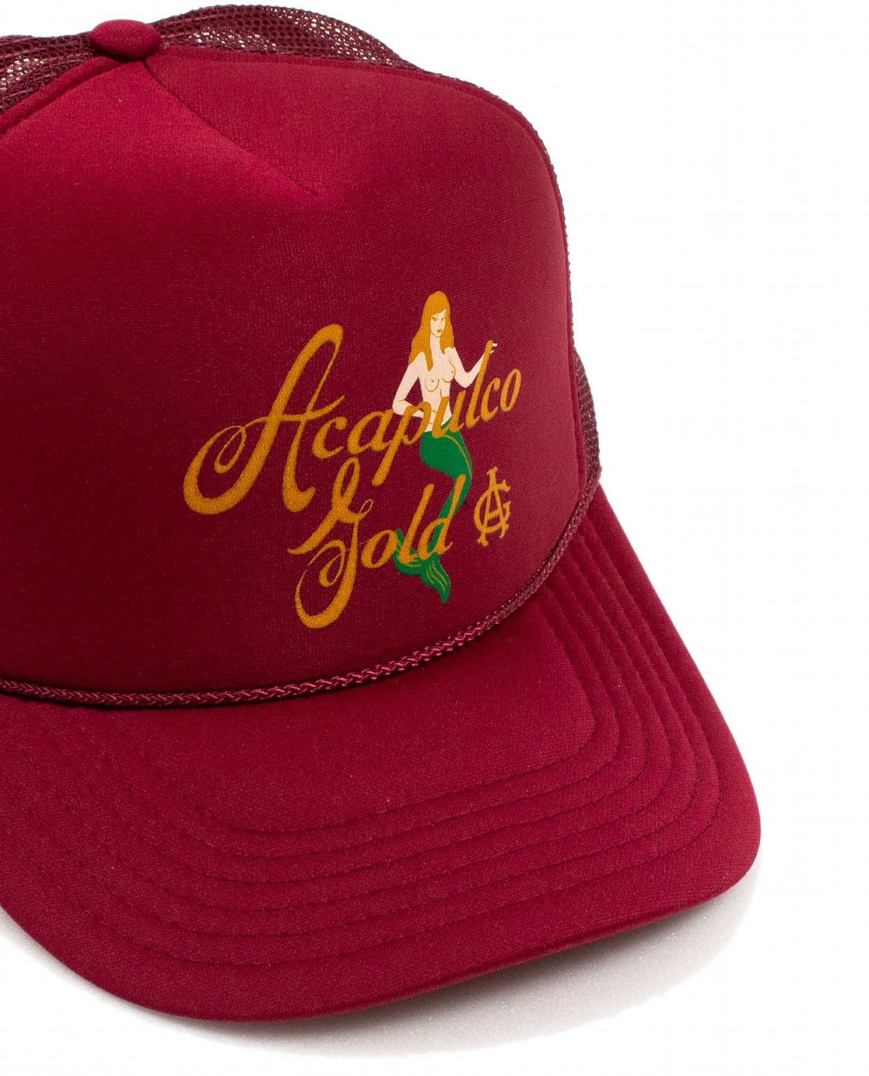 ��ACAPULCO GOLD/�����ץ륳 ������ɡ�MERMAID TRUCKER CAP / BURGUNDY