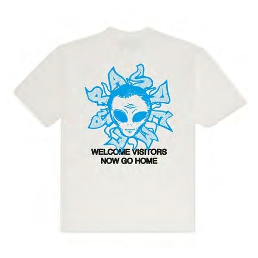 PAS DE MER/ѥɥWELCOME VISITORS T-SHIRT T / NATURAL ۥ磻