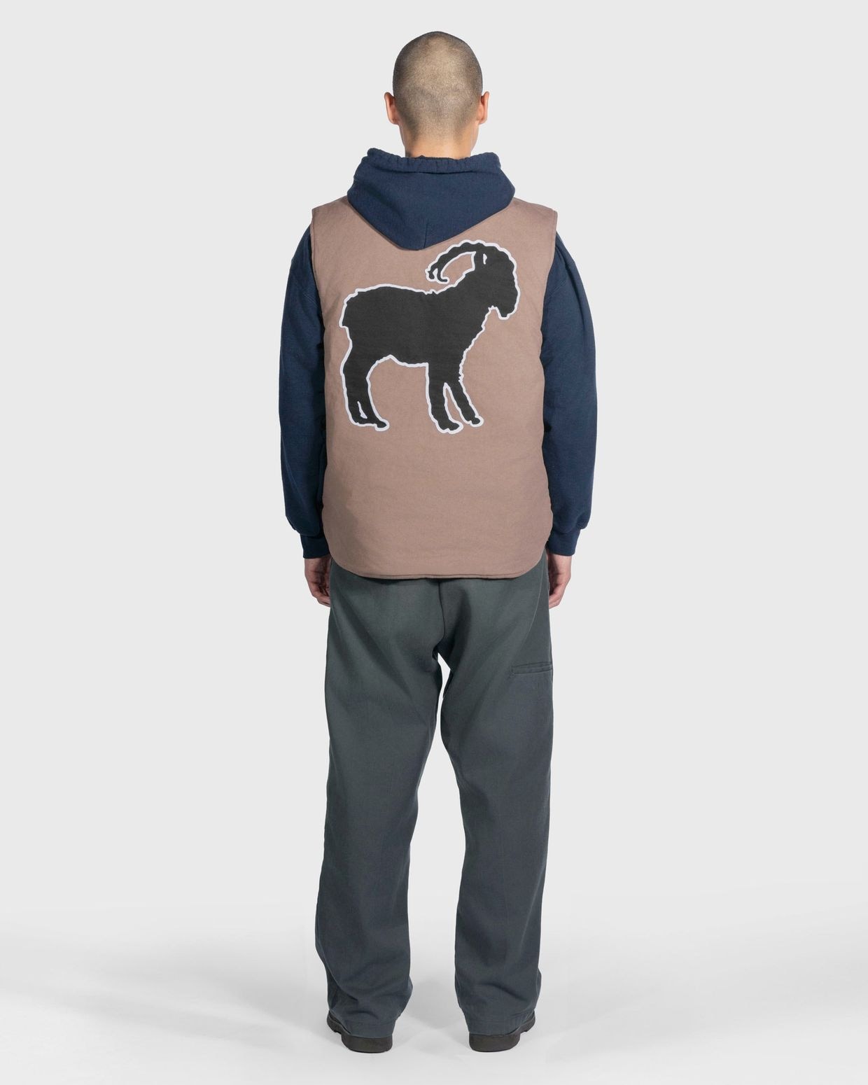 PLEASURES/ץ쥸㡼SLIPKNOT/åץΥåȡGOAT PADDED VEST ٥ / BEIGE
