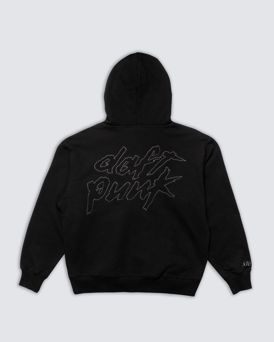 ��PLEASURES/�ץ쥸�㡼����DAFT PUNK/���եȡ��ѥ󥯡�RAM ZIP HOODIE �С����� / BLACK