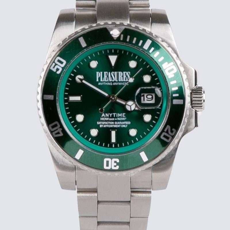 ��PLEASURES/�ץ쥸�㡼����ANYTIME WATCH �ӻ��� / GREEN