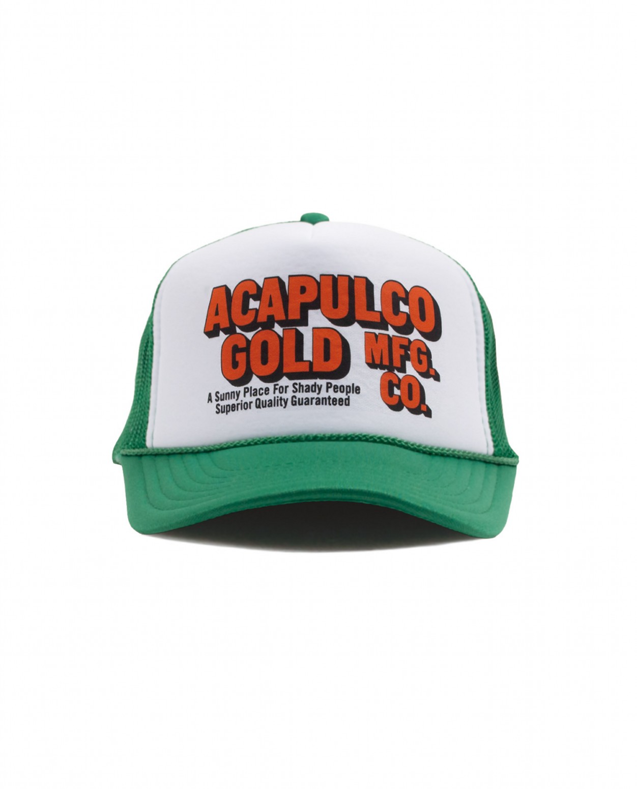 ��ACAPULCO GOLD/�����ץ륳 ������ɡ�OJ LOGO TRUCKER CAP ����å� / GREEN/WHITE