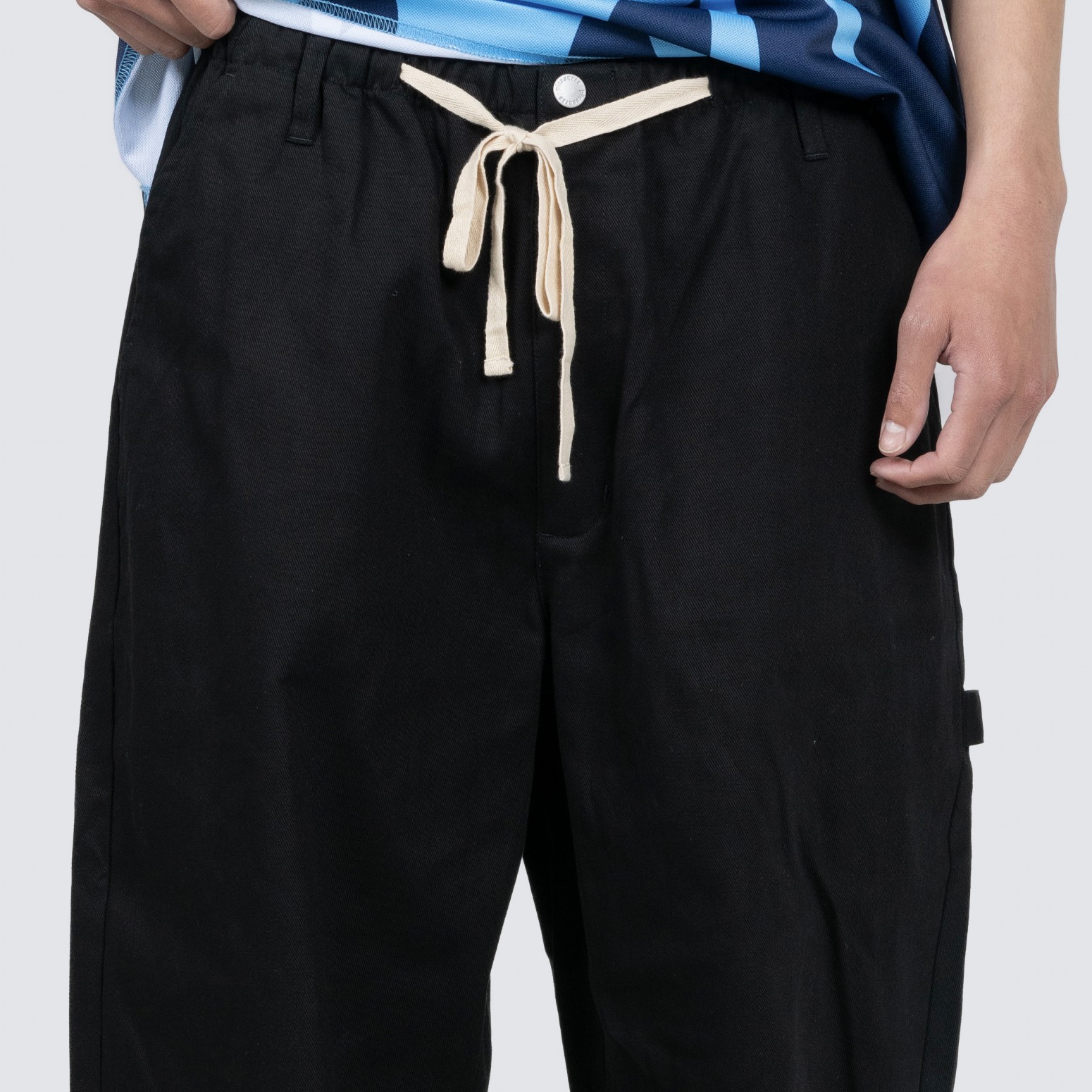 ��PLEASURES/�ץ쥸�㡼����WANDER WIDE LEG PANTS �ѥ�� / BLACK