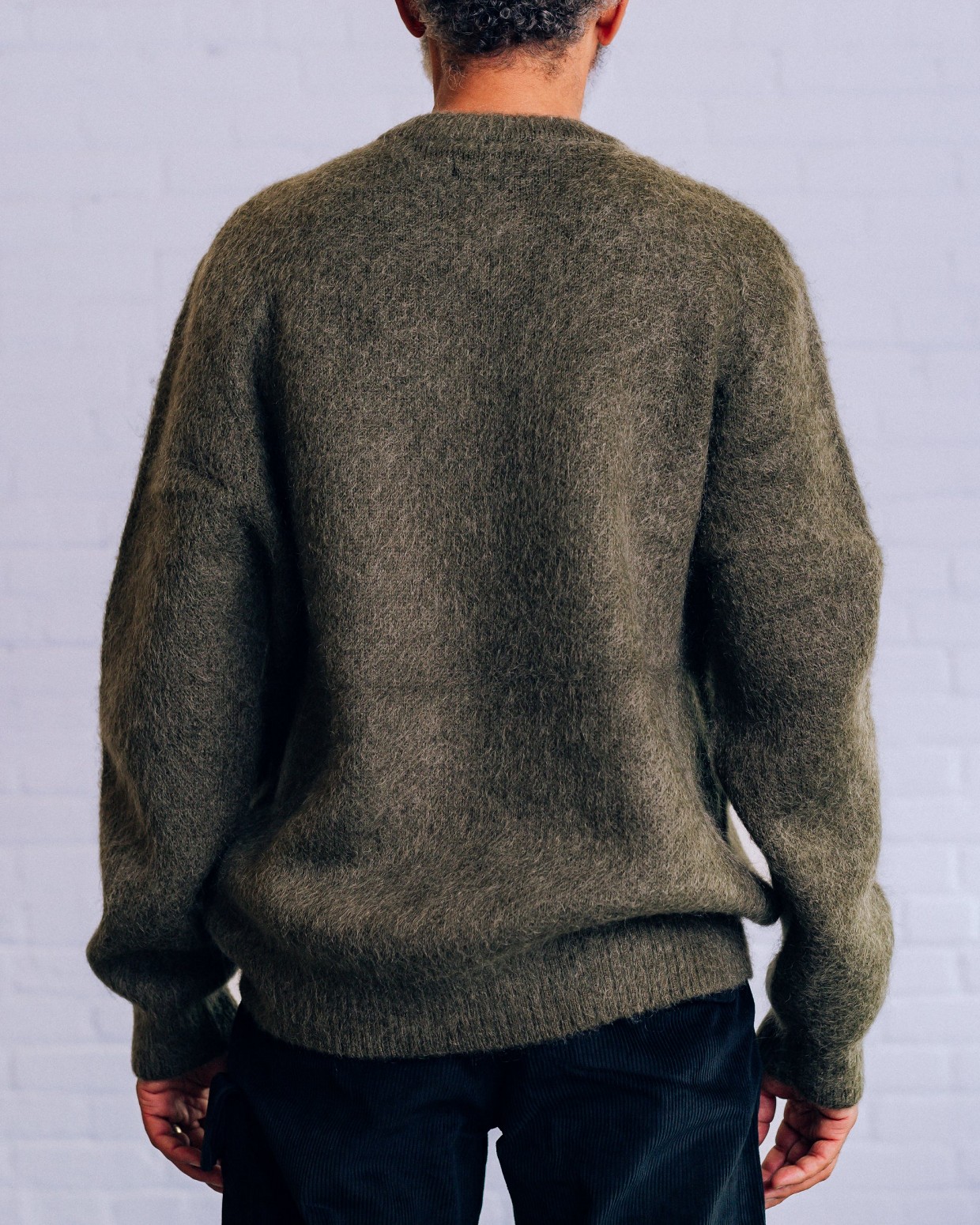 RAISED BY WOLVES/쥤ɥХ֥BLACK ROSE MOHAIR SWEATER  / LODEN