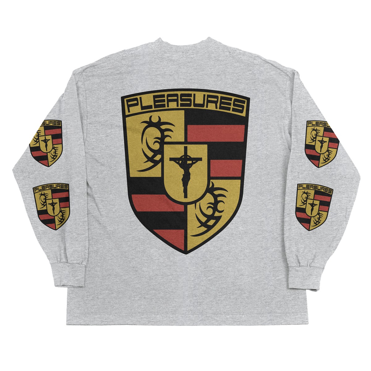 PLEASURES/ץ쥸㡼FAST LIFE LONG SLEEVE Ĺµԥ / ASH GREY