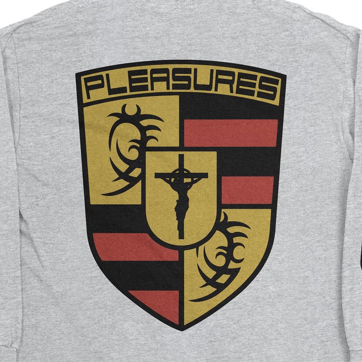 PLEASURES/ץ쥸㡼FAST LIFE LONG SLEEVE Ĺµԥ / ASH GREY