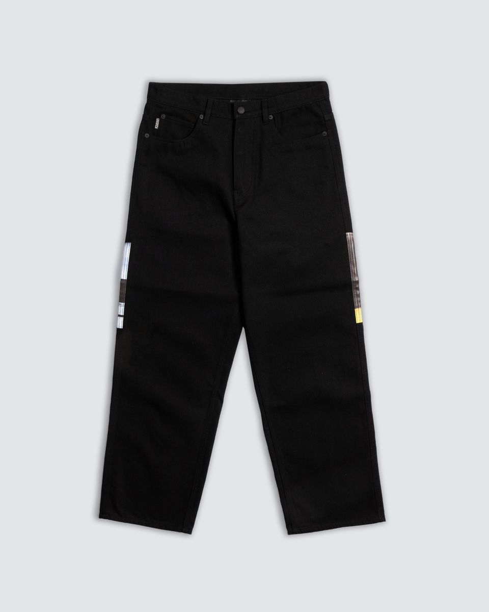 PLEASURES/ץ쥸㡼DAFT PUNK/եȡѥ󥯡RAM BAGGY JEANS ǥ˥ѥ / BLACK