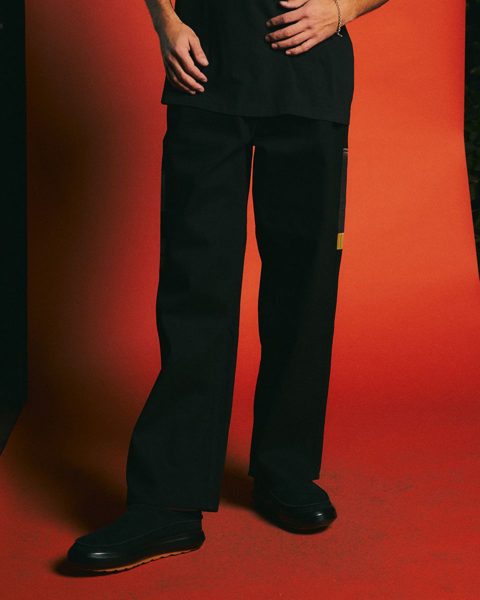 PLEASURES/ץ쥸㡼DAFT PUNK/եȡѥ󥯡RAM BAGGY JEANS ǥ˥ѥ / BLACK