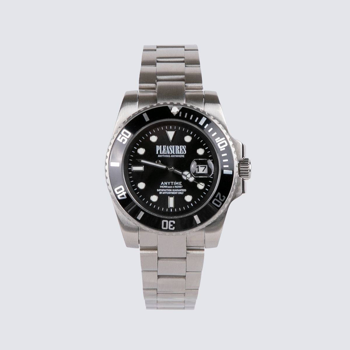 ��PLEASURES/�ץ쥸�㡼����ANYTIME WATCH �ӻ��� / BLACK