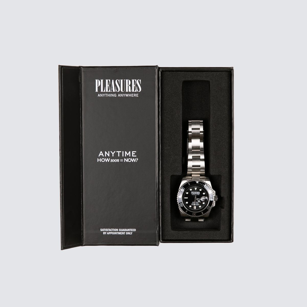 ��PLEASURES/�ץ쥸�㡼����ANYTIME WATCH �ӻ��� / BLACK