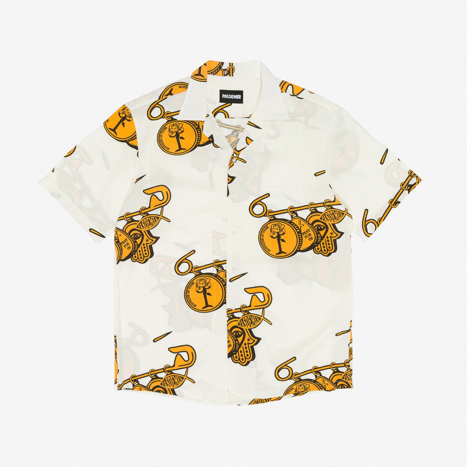 PAS DE MER/ѥɥMEDALS SHIRT Ⱦµ / NATURAL ʥۥ磻 