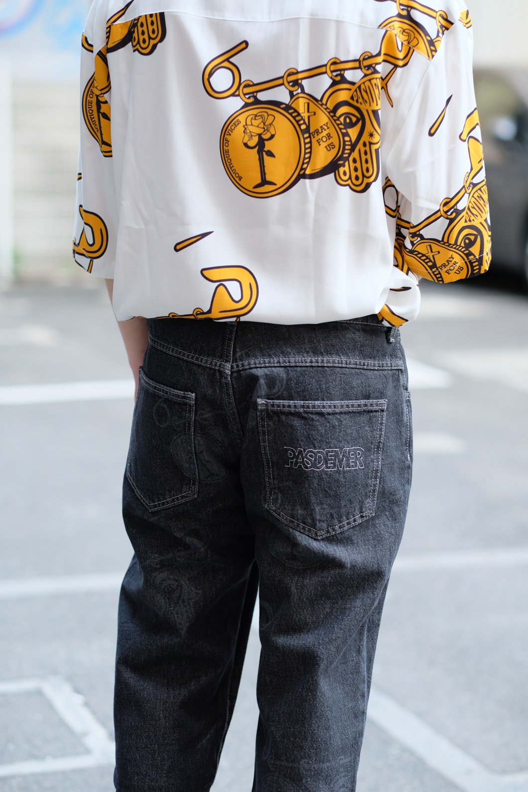 PAS DE MER/ѥɥMEDALS SHIRT Ⱦµ / NATURAL ʥۥ磻 