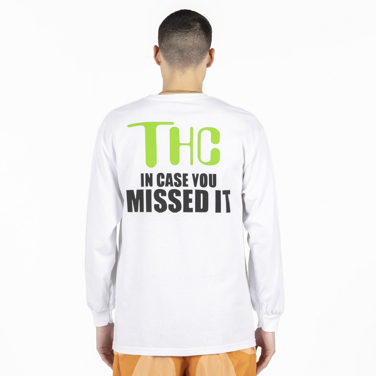 ��PLEASURES/�ץ쥸�㡼����THC LONG SLEEVE ĹµT����� / WHITE �ۥ磻��