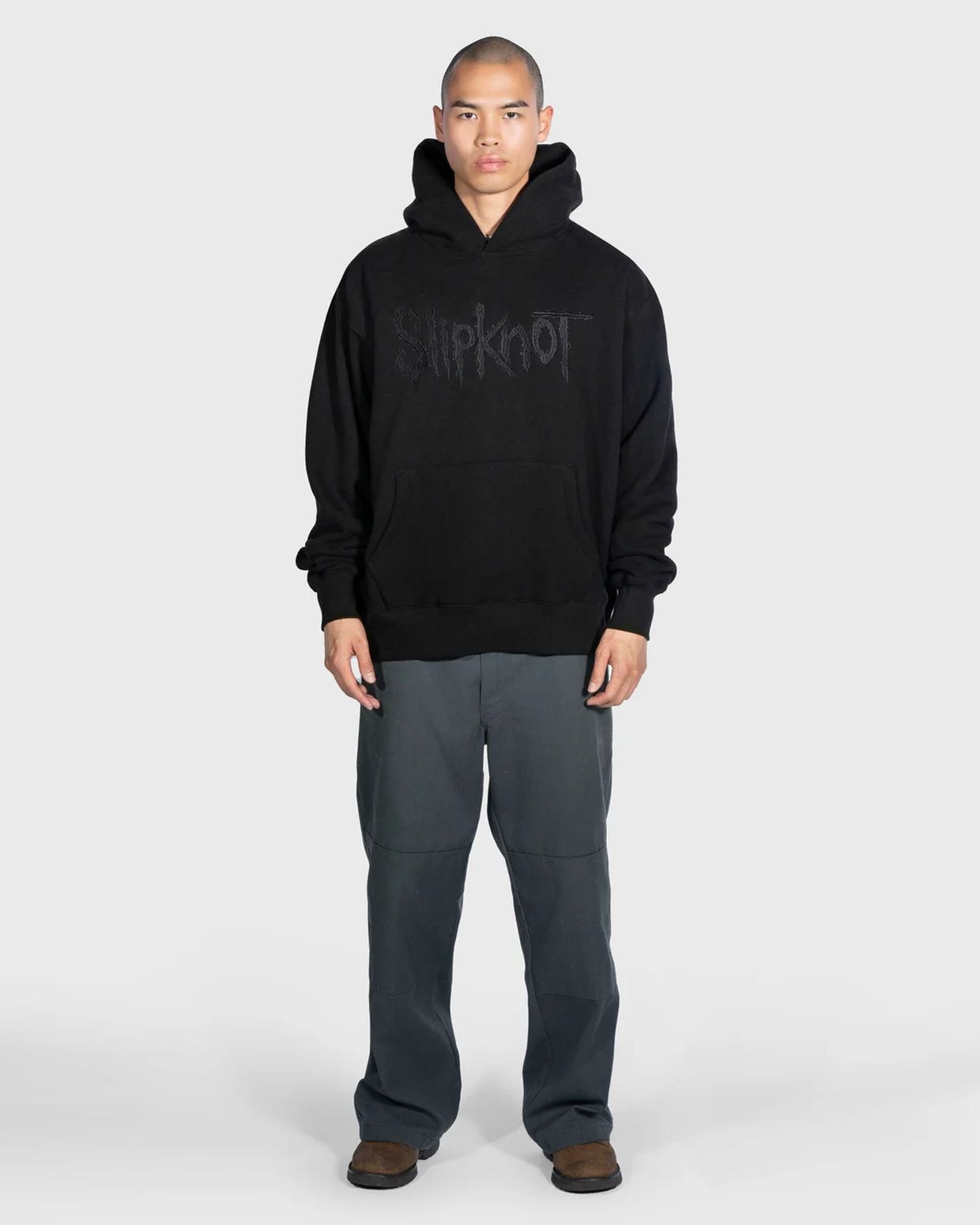 ��PLEASURES/�ץ쥸�㡼����SLIPKNOT/����åץΥåȡ�DEBUT HOODIE �ѡ����� / BLACK