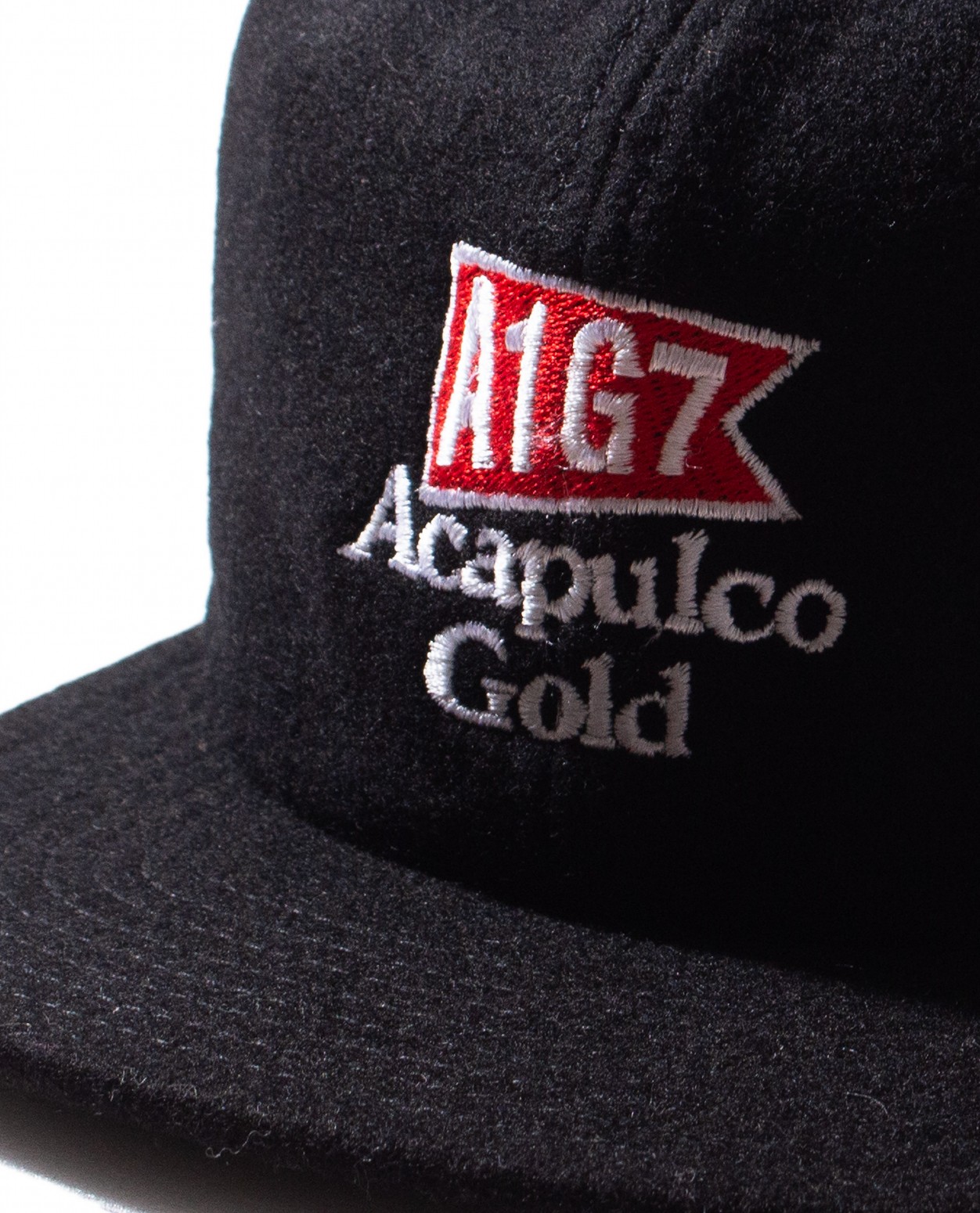��ACAPULCO GOLD/�����ץ륳 ������ɡ�WOOL 6 PANEL CAP  / BLACK