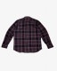 RAISED BY WOLVES/쥤ɥХ֥WAFFLE PLAID BUTTON-UP SHIRT Ĺµ / BROWN