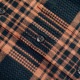 RAISED BY WOLVES/쥤ɥХ֥WAFFLE PLAID BUTTON-UP SHIRT Ĺµ / BROWN